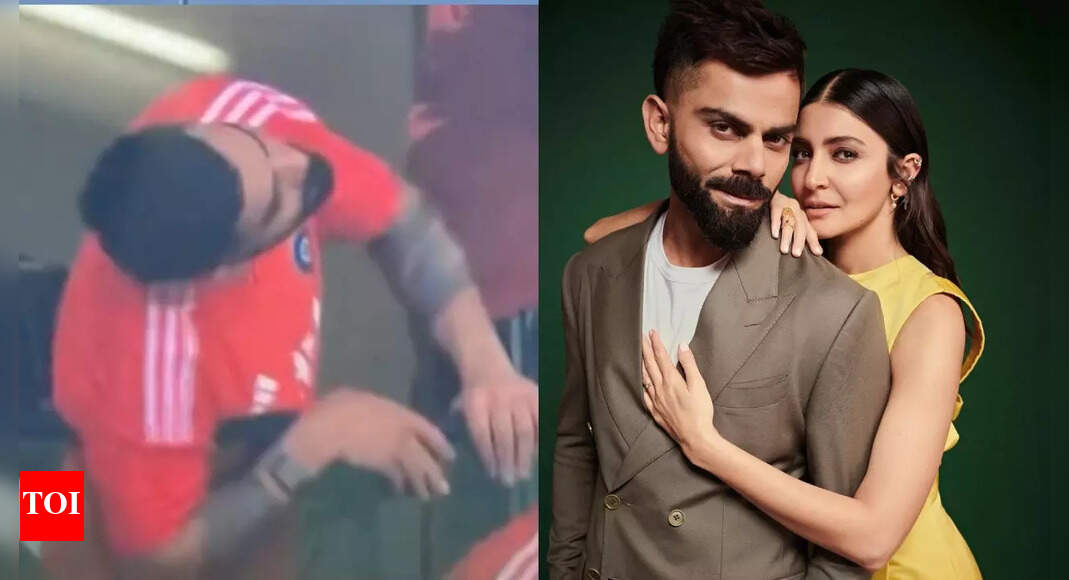 ‘Men in love are special’: Video of Virat Kohli searching for Anushka Sharma during India Vs New Zealand World Cup semifinal sends fans into a meltdown | Hindi Movie News – Times of India
