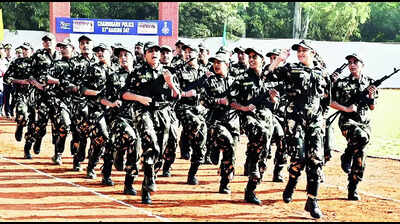G20 Meeting: Ut Police Mark Raising Day With Grand Parade, Purohit ...