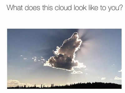 The Cloud That Has Everyone Seeing Double: Pikachu or Wolf?