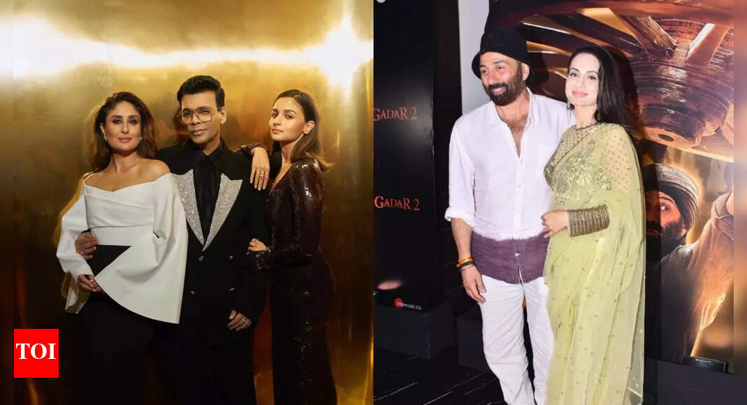 Kareena Kapoor Khan trolls Karan Johar hilariously when he repeatedly asks about her history with Ameesha Patel and not attending the ‘Gadar 2’ party – Times of India