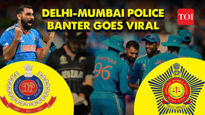 Watch: Mumbai Police's hilarious response to Delhi Police on Shami's power-packed performance