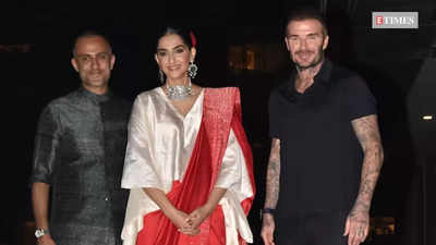 Sonam Kapoor and Anand Ahuja host football legend David Beckham, many celebs join their grand dinner bash
