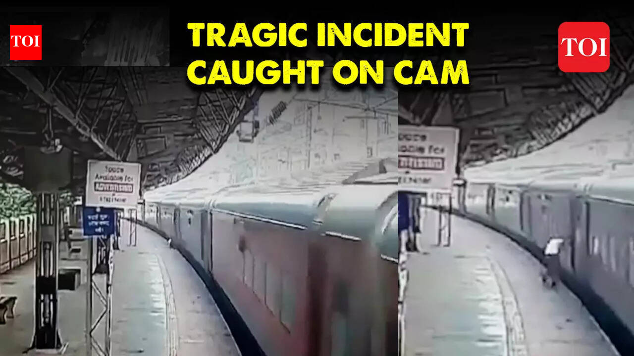 CCTV: After seeing off daughter, man dies after falling under moving ...