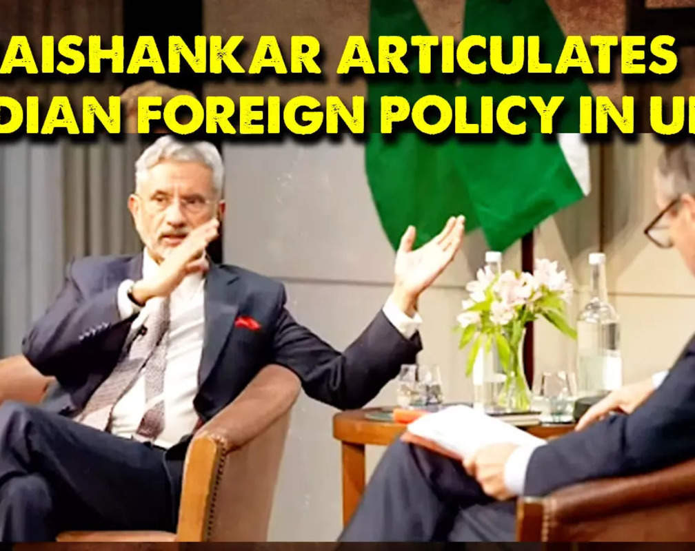
Jaishankar unveils India's foreign policy vision in the UK: Working with Russia to dealing with China
