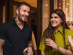 ​Sonam Kapoor and Anand Ahuja throw a welcoming party for David Beckham ​