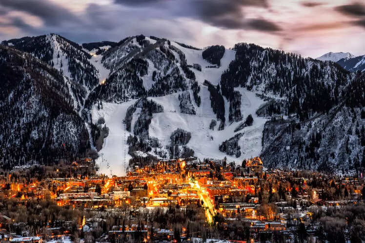 Winter wonderland in Aspen, Colorado