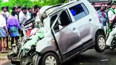 Five killed as car collides with petrol tanker in Tirupur | Coimbatore ...
