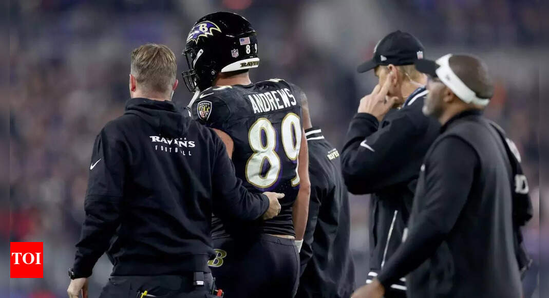 Baltimore Ravens’ Mark Andrews faces ankle woes in clash against Cincinnati Bengals – Times of India