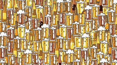 Brain Teaser: Find the Trophy Within 30 Seconds Concealed Among Beer Bottles and Glasses