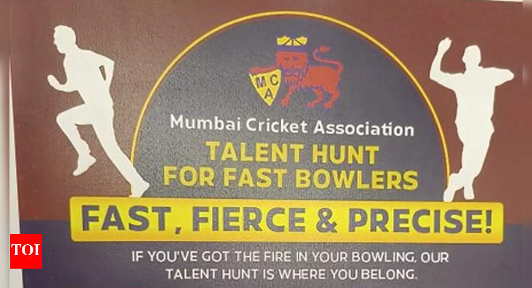 Mumbai Cricket Association to organise talent hunt for fast bowlers | Cricket News &ndash; Times of India