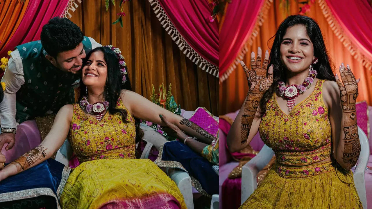 Vibrant Lime Green Outfits For Brides To Rock At Their Mehendi |  WeddingBazaar