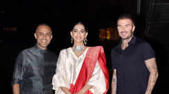 Sonam Kapoor and Anand Ahuja host a party for David Beckham