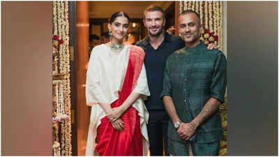Pleasure showing you small taste of India," says Sonam Kapoor for David Beckham as she shares pictures