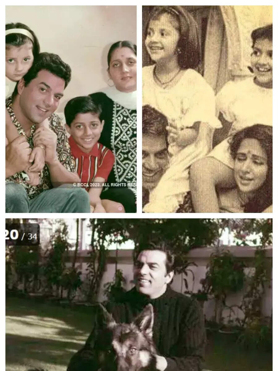 A rare glimpse into Dharmendra’s unseen moments