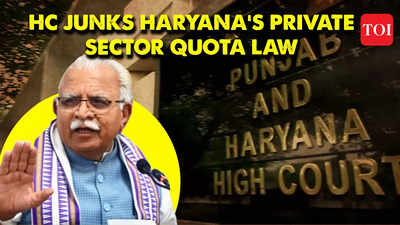 High Court quashes Haryana's private sector quota law, big setback for BJP and CM Khattar