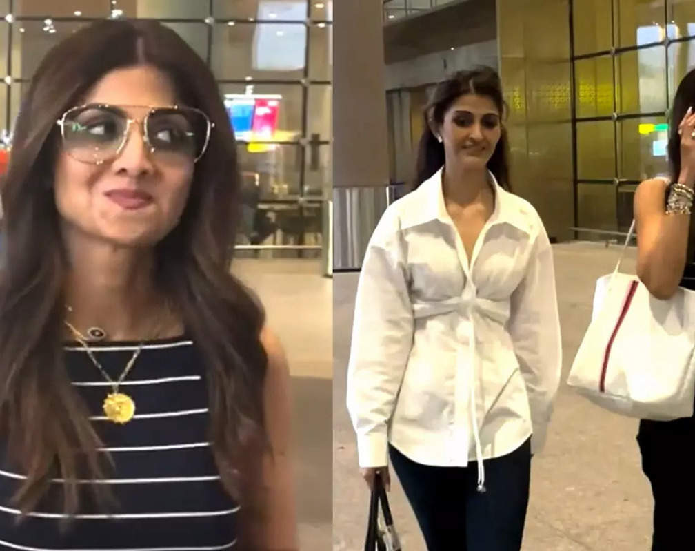 
'Aaram se bhai': Shilpa Shetty asks paparazzi to be careful as they click her at airport
