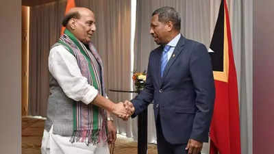 Rajnath Singh meets Timor-Leste Defence Minister, reaffirms India's support for development