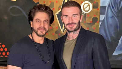 Shah Rukh Khan expresses his gratitude to David Beckham after hosting a private party at Mannat, asks him to 'get some sleep'