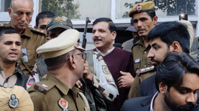 AAP MP Sanjay Singh appears in Amritsar court for defamation suit filed by Akali leader Bikram Singh Majithia