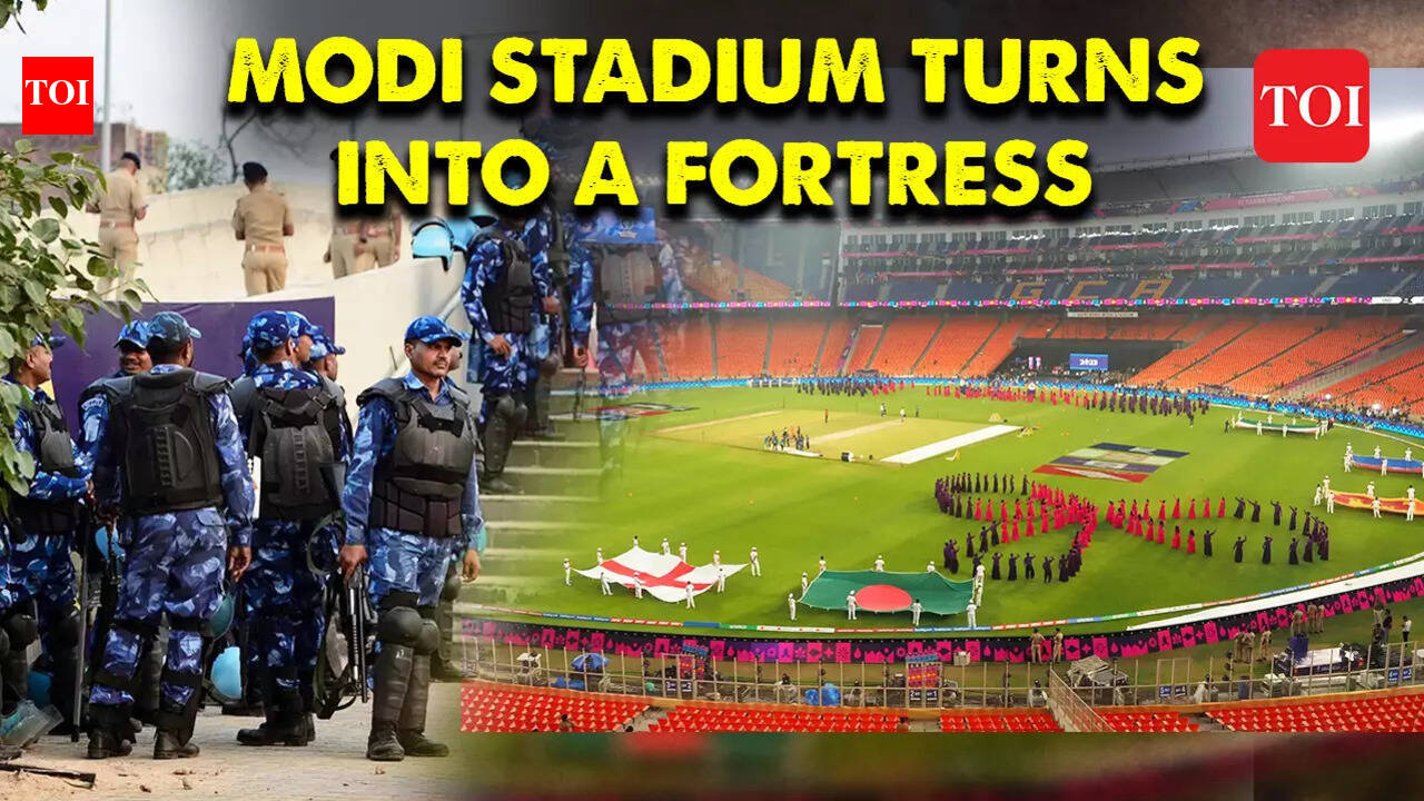 ICC WC Final: Narendra Modi Stadium turned into a fortress ahead of ...