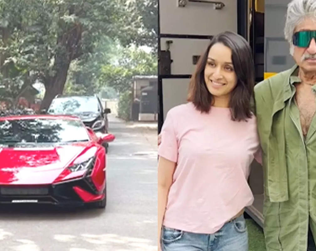 
Watch: Shraddha Kapoor drives to sets with father Shakti Kapoor in her Lamborghini: 'Aaj bapu ki duty pe hu'
