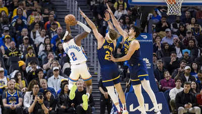 NBA results: OKC Thunder beat Golden State Warriors