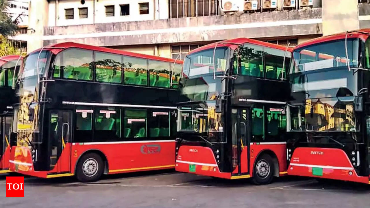 BEST: BEST to launch AC double-decker bus on route 415 Mumbai | Mumbai News  - Times of India