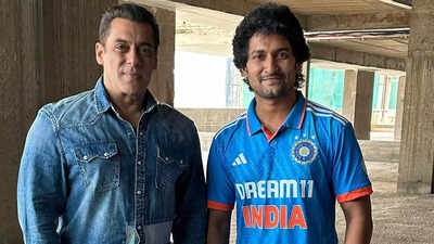 Ind Vs Aus Cricket World Cup 2023 Final: Nani interacts with 'Tiger 3' actor Salman Khan