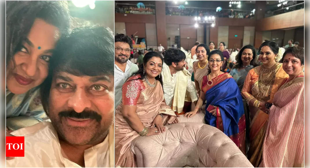 Chiranjeevi, Suhasini Maniratnam, Radikaa Sarathkumar, Poornima ...