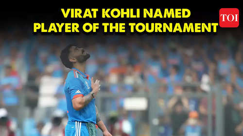 Virat Kohli wins player of the tournament at ICC Men's Cricket World Cup 2023