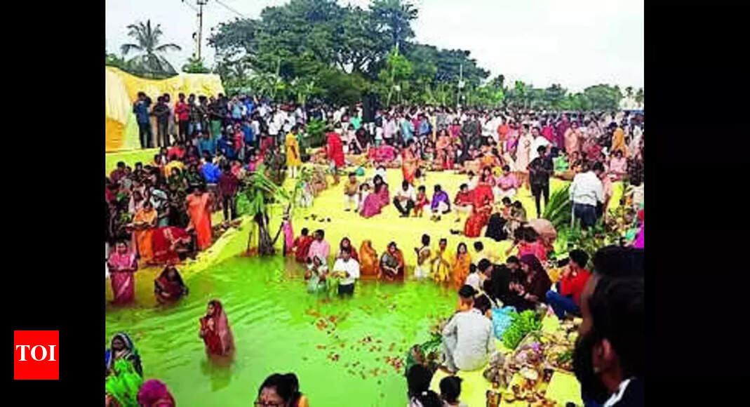 Kalyani restored for Chhath Puja | Bengaluru News – Times of India