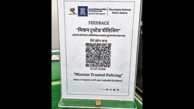 Now, you can use QR codes to rate GRP's response to plaints | Mumbai ...