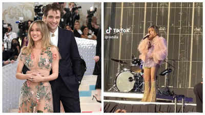 Suki Waterhouse and Robert Pattinson expecting first child together; singer announces pregnancy and shows off baby bump - WATCH