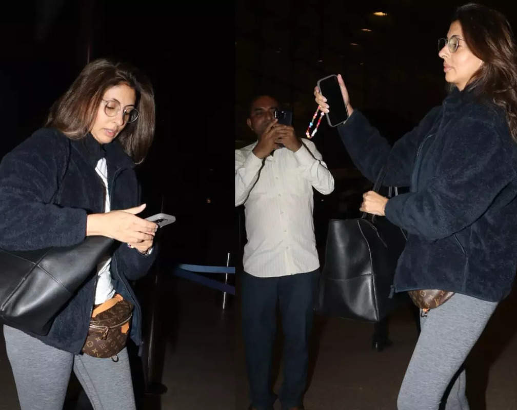 
Style Check: Shweta Bachchan Nanda aces her airport look in casual outfit- WATCH IT
