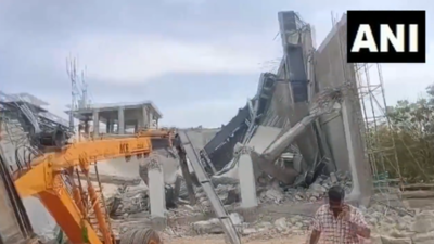 2 dead, 7 injured as wall at under-construction indoor stadium in Telangana collapses