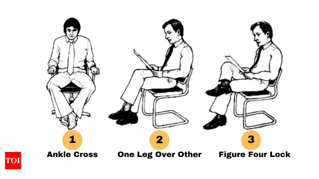 Personality test: The way you cross your legs defines your personality  traits - Times of India