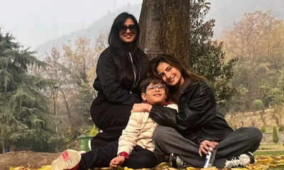 Shweta Tiwari enjoys a family vacation with son Reyansh and daughter Palak; see pics