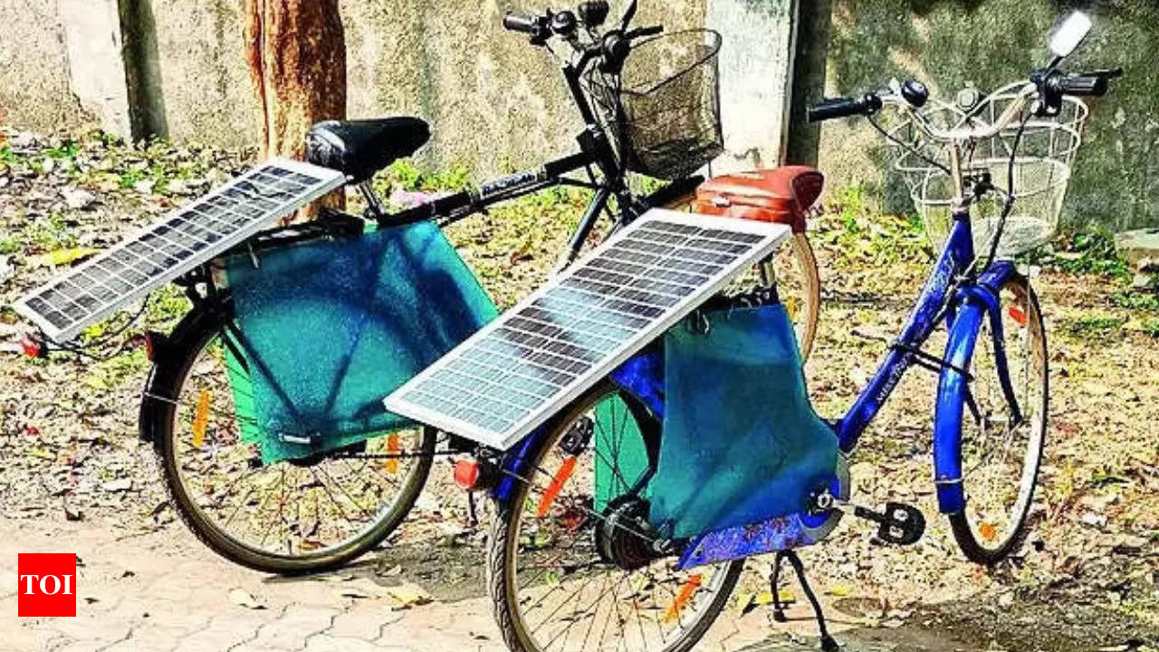 Gujarat World s first solar bicycles set for roll out Vadodara News Times of India