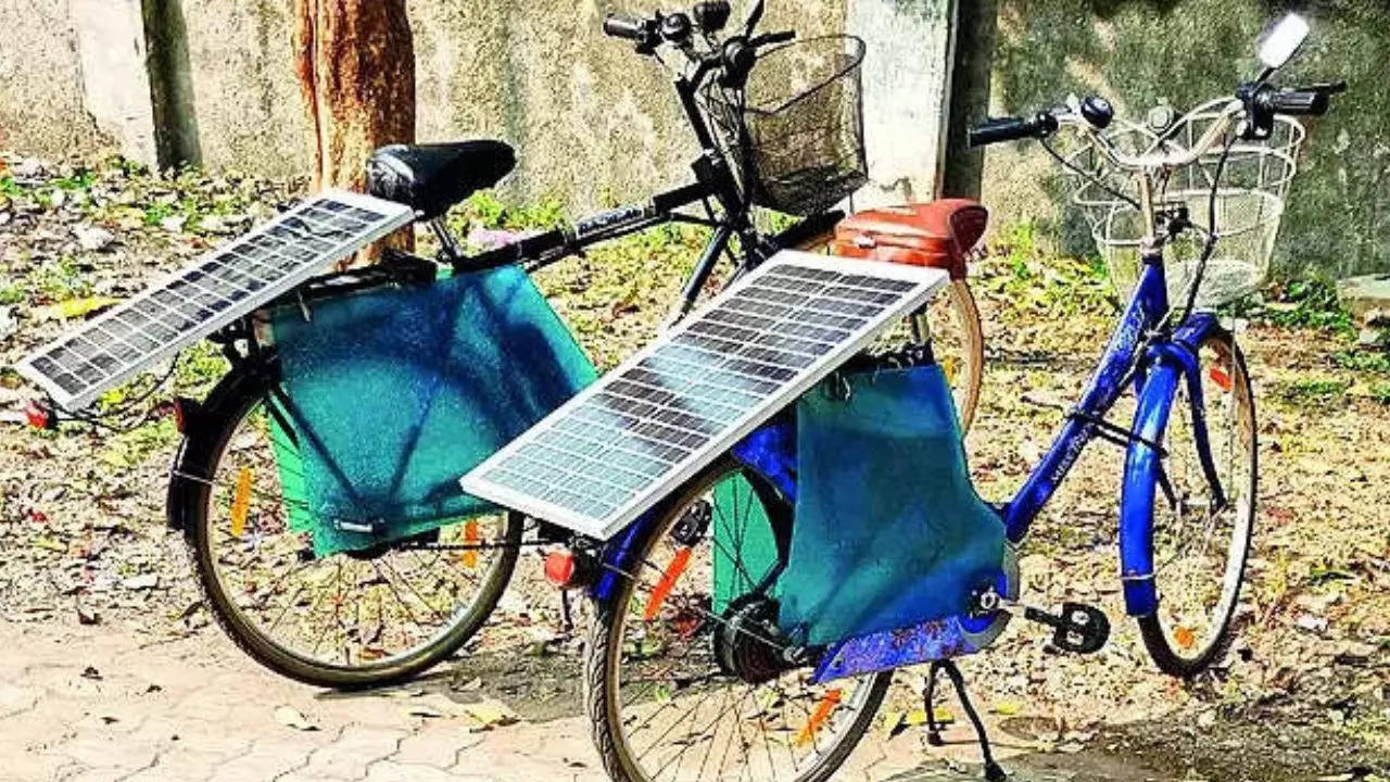 Solar bicycle on sale