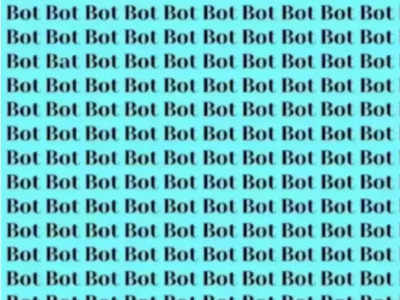 Find 'Bat' in the 'Bot' crowd in 6 seconds: the spelling is easy, just hard to spot