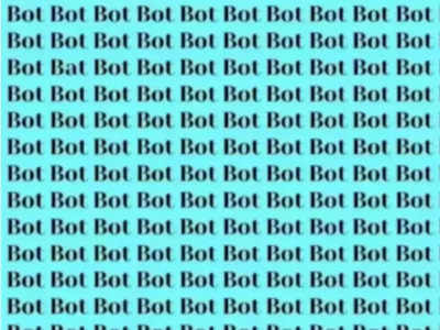 Find 'Bat' in the 'Bot' crowd in 6 seconds: the spelling is easy