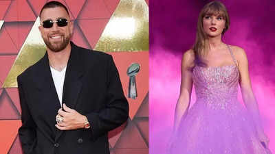 Travis Kelce appreciates how Taylor Swift effortlessly handles the  scrutiny, and he too is not going to run away | English Movie News - Times  of India