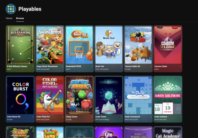 YouTube Playables is now rolling out for Premium subscribers