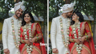 Prasad Jawade and Amruta Deshmukh tie the knot