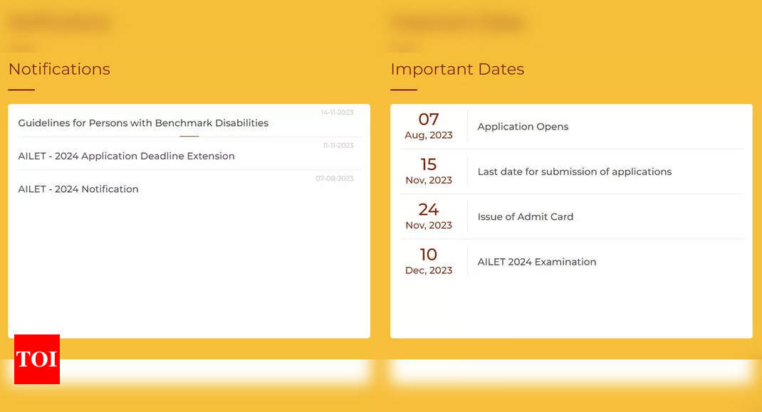 AILET Admit Card 2024 release date postponed to November 24; check details here