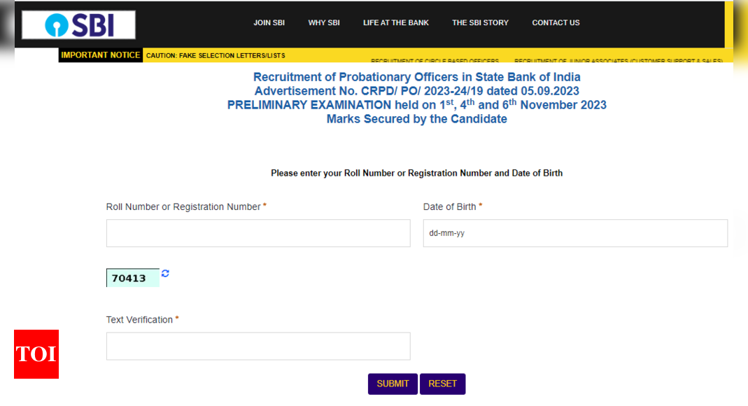 SBI PO Prelims Result 2023 declared at sbi.co.in, direct link here