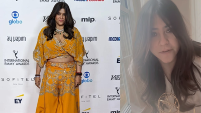 Ektaa Kapoor shares a long list of names to thank for her International Emmy Award, says "This award is for the whole TV Industry"