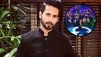 Watch: Shahid Kapoor gracefully managed to get up after an accidental fall and continued to perform at recent event