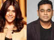 
Isai Puyal AR Rahman shower love and praises on Ektaa R. Kapoor for her global victory, saying, "Congratulations! What a graceful and eloquent speech."
