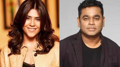 Isai Puyal AR Rahman shower love and praises on Ektaa R. Kapoor for her global victory, saying, "Congratulations! What a graceful and eloquent speech."